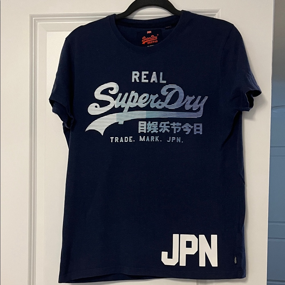 Superdry Men's Dark Blue Graphic Tee
